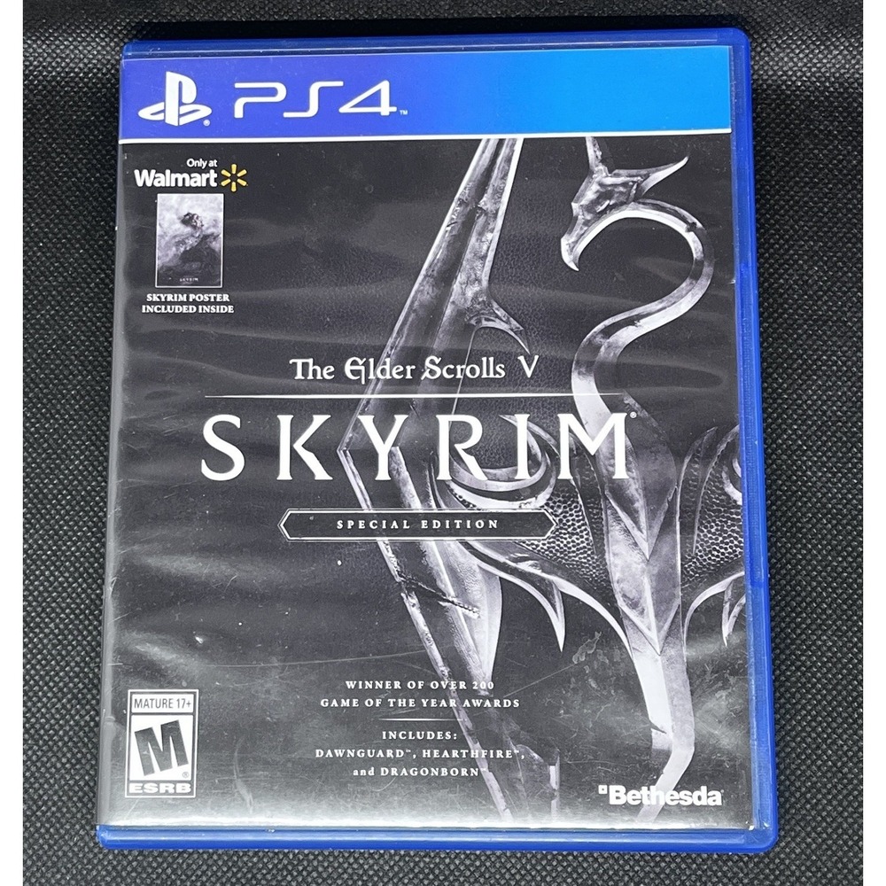 The Elder Scrolls V: Skyrim Special Edition (PlayStation 4) PS4 CIB Map Manual
